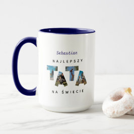 Personalised NAJLEPSZY TATA NA ŚWIECIE Große Tasse