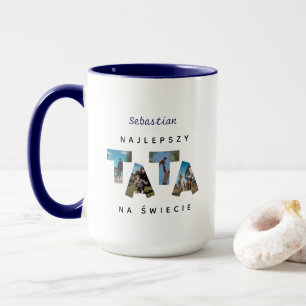 Personalised NAJLEPSZY TATA NA ŚWIECIE Große Tasse