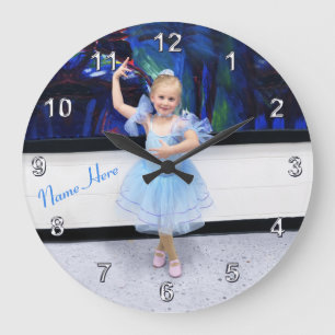 Personalised PHOTO Wall Clocks, Babies to Adults Große Wanduhr