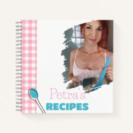 Personalised Recipe Book (Your Photo) Notizbuch