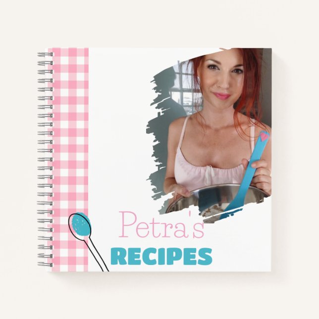 Personalised Recipe Book (Your Photo) Notizbuch (Vorderseite)