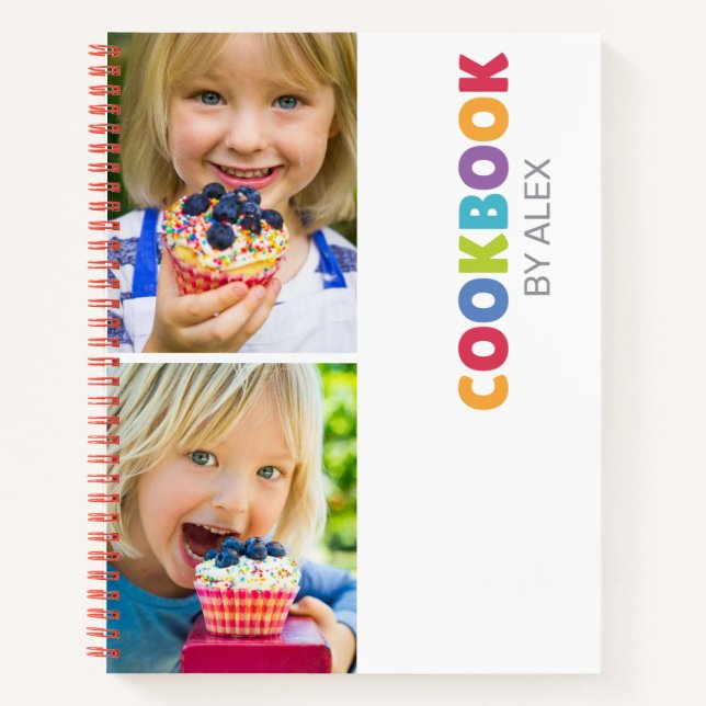 Personalised Recipe Notebook (Add Your Photo) Notizbuch (Vorderseite)