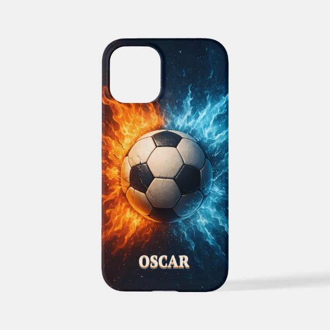 Personalised Sports/Soccer iPhone 12 Mini Case iPhone Hülle (Rückseite)