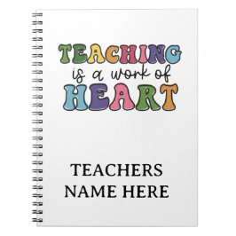 Personalised Teacher Notebook – Teachers Gift Notizblock