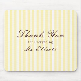 Personalised Thank You Teacher Mouse Pad Buttercup Mousepad