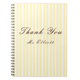 Personalised Thank You Teacher Notebook  Notizblock