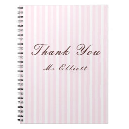Personalised Thank You Teacher Notebook  Notizblock