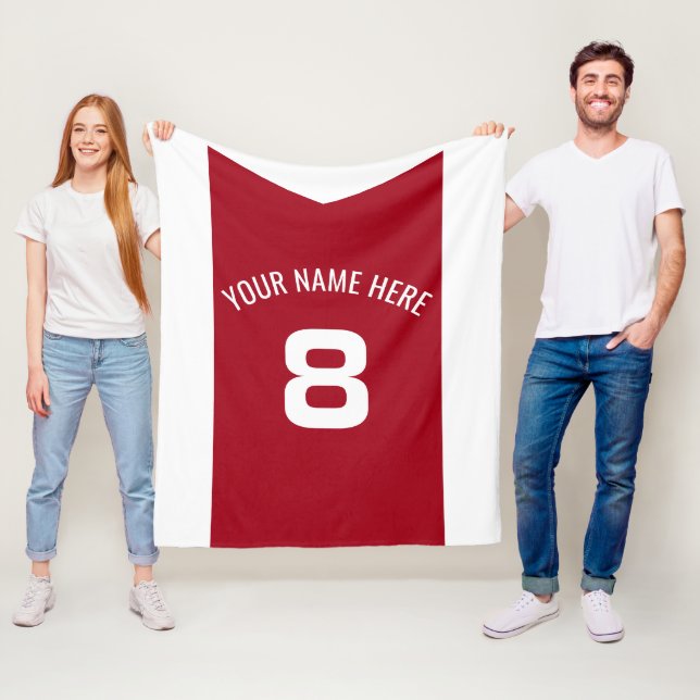 Personalisierbar Fleecedecke (Beispiel)