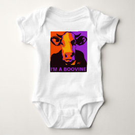 Personalisierbar! Halloween Boovine Pop Art Cow Ts Baby Strampler