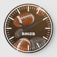Personalisierbar Rugby Wall Clock