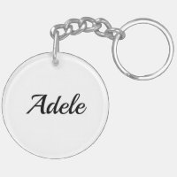 personalisierbar Vorname Adele schwarz weiß