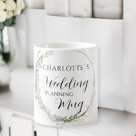 Personalisierbar- Wedding-Planning-Mug Kaffeetasse