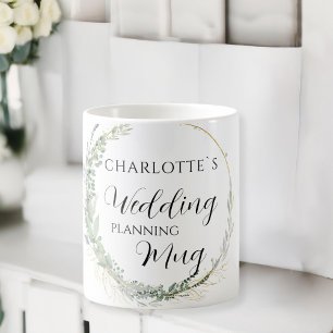 Personalisierbar- Wedding-Planning-Mug Kaffeetasse