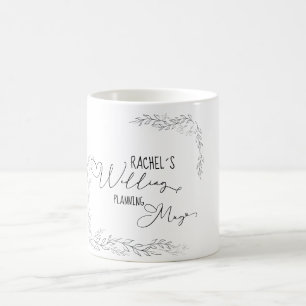 Personalisierbar- Wedding-Planning-Mug Kaffeetasse