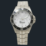 Personalisierbare Altersüberwachung Armbanduhr<br><div class="desc">Personalisierbare Altersüberwachungen. Coole Uhren mit Palmen,  Foto oder Firmenlogo. Anpassbare Farben. Niedliche personalisierte Geschenkidee für Geschäftsmitarbeiter und Mitarbeiter.</div>