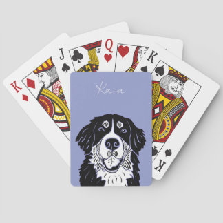 Personalisierbare Berner Sennenhund-Poker-Karten Spielkarten
