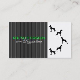personalisierbare Great Dane Karten