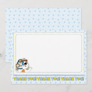 Personalisierbare Hanukkah-Dankeskarten 18 x 13 cm Einladung