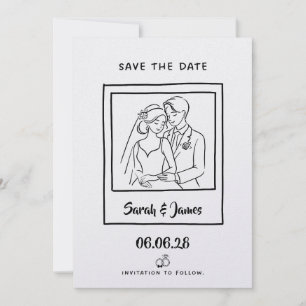 Personalisierbare Save-the-Date-Karten  Braut Bräu Save The Date