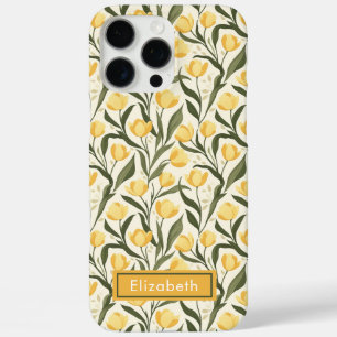 Personalisierbare Tulpen-Name-iPhone-Hülle für Fre iPhone 16 Pro Max Hülle