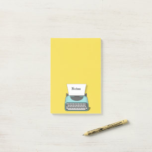 Personalisierbare Vintage-Schreibmaschine Post-it Klebezettel
