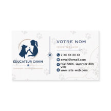 Personalisierbare Visitenkarte Hundetrainer