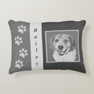 Personalisierbarer Beagle Akzent Kissen