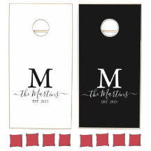 Personalisierbarer Familienname Elegante Kalligraf