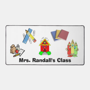 Personalisierbarer Lehrer Schreibtischunterlage