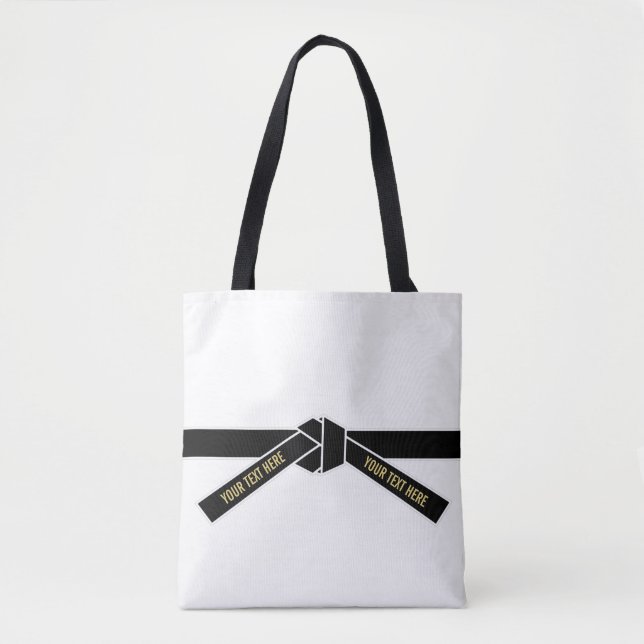 Personalisierbarer Schwarzgürtel (Kuro-obi) (Vorderseite)