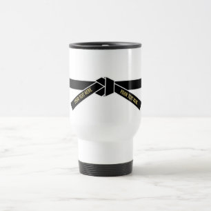 Personalisierbarer Schwarzgürtel (Kuro-obi) Reisebecher
