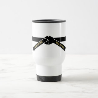Personalisierbarer Schwarzgürtel (Kuro-obi) Reisebecher