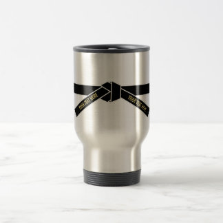 Personalisierbarer Schwarzgürtel (Kuro-obi) Reisebecher