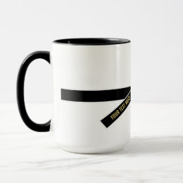 Personalisierbarer Schwarzgürtel (Kuro-obi) Tasse