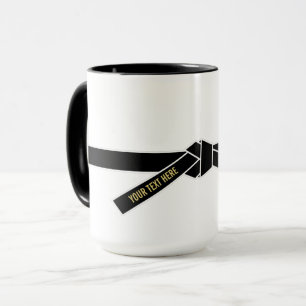 Personalisierbarer Schwarzgürtel (Kuro-obi) Tasse