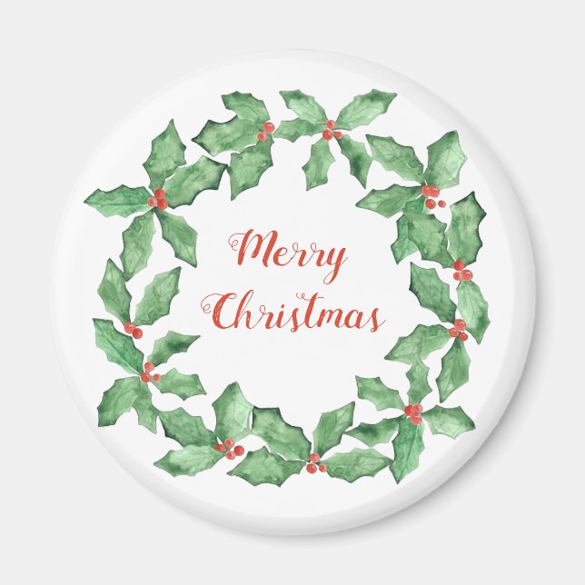 Personalisierbarer Weihnachtsmagnet Magnet (Vorne)
