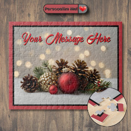Personalisierbarer Weihnachtsschmuck Puzzle