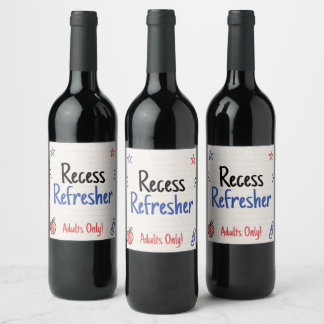 Personalisierbarer Wein für Erwachsene zur Rückkeh Weinetikett