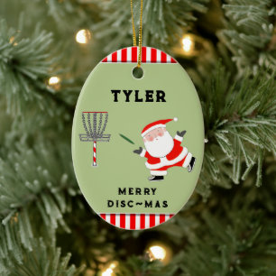 Personalisierbares Disc-Golf-Sammelobjekt Keramik Ornament