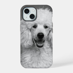 Personalisierbares Foto von Pudel-Hund in Schwarz- iPhone 15 Hülle