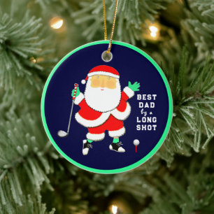 Personalisierbares Golf-Sammelobjekt Keramik Ornament