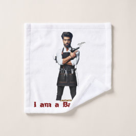 personalisierbares Handtuchdesign Waschlappen