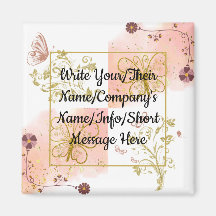 Personalisierbares Magnet für alles, was Ihnen gef