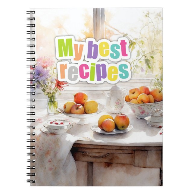 Personalisierbares Spiral-Fotobuch  Notizblock (Vorderseite)