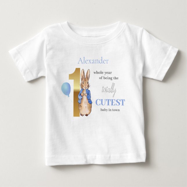 Personalisiere den Namen des Kindes Peter des Kani Baby T-shirt (Vorderseite)