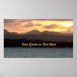 Personalisiere es! | HDR Sunset Poster