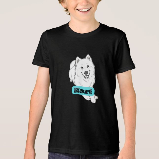 Personalisiere es Tri-Blend shirt (Vorderseite)