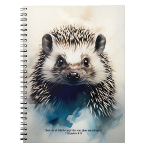 PERSONALISIERE: Igel Gebetsjournal Notizblock