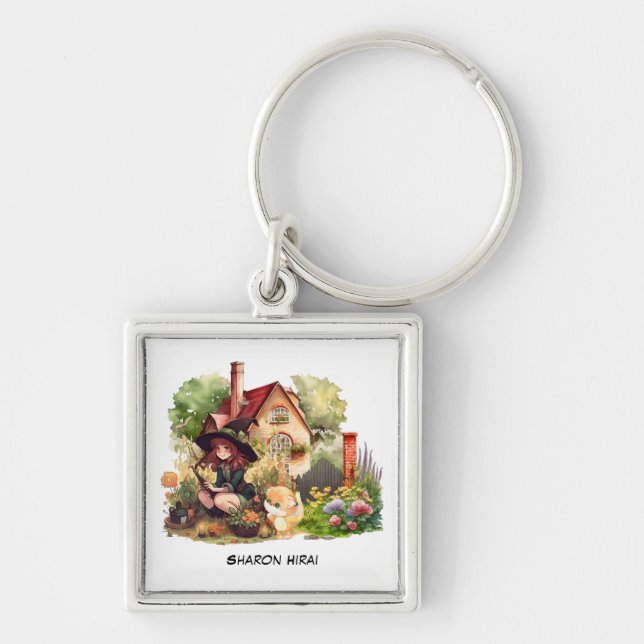 Personalisiere | Niedlicher Schlüsselanhänger aus  (Vorne)