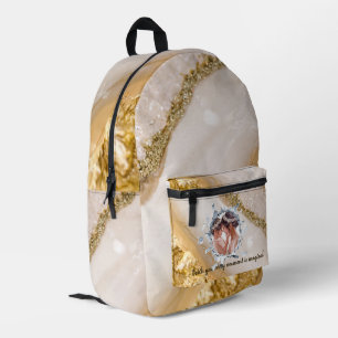 PERSONALISIERE TEXT UND BILD  BEDRUCKTER RUCKSACK